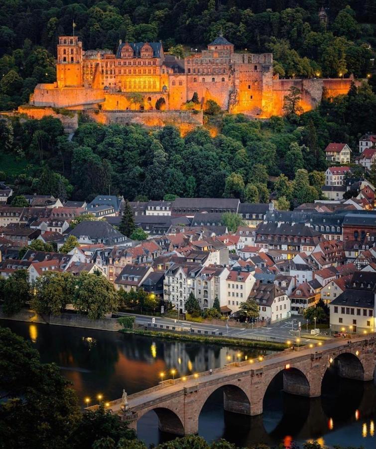 Philosophen Und Neckarblick Apartment Heidelberg Bagian luar foto